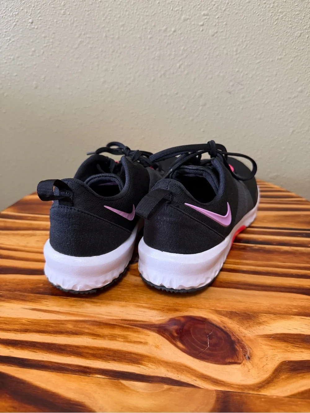 Nike Black and Purple Athletic Sneakers